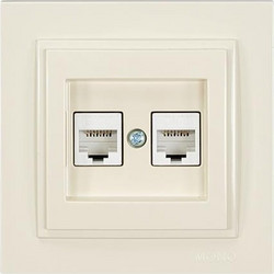 ΠΡΙΖΑ DATA CAT 6 RJ 45 ΔΙΠΛΗ ΜΠΕΖ