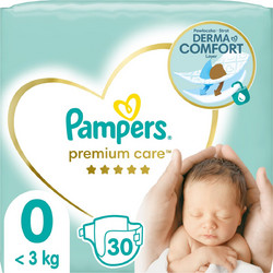 Pampers Premium Care Πάνες No0 1-2.5kg 30τμχ
