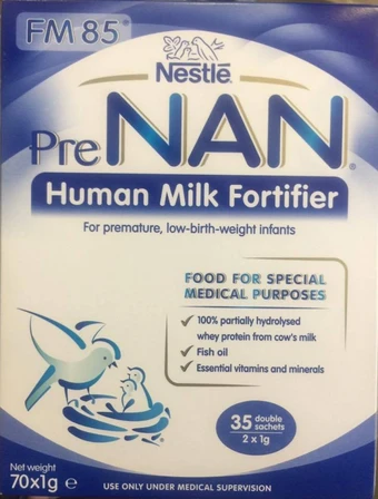 Nan human best sale milk fortifier