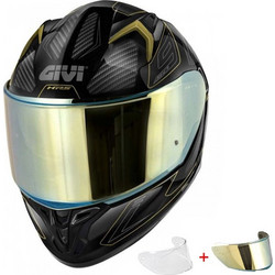 Givi H50.9 Enigma Black Titanium Gold Κράνος Μηχανής Full Face 1500gr