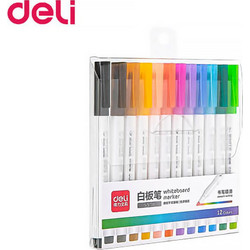 Deli Blister Μαρκαδόροι Πίνακα 1mm Πολύχρωμοι 12τμχ, 231.904706