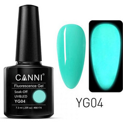 Canni Fluorescence YG04 7.3ml Ημιμόνιμο Βερνίκι Νυχιών 73ml