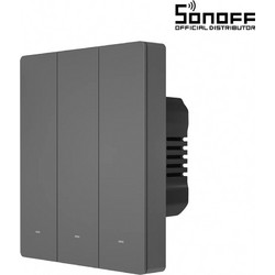 GloboStar 80089 SONOFF M5-3C-80 SwitchMan Mechanical Smart Switch WiFi & Bluetooth AC 100-240V Max 6A 1320W (2A/Way) 3 Way