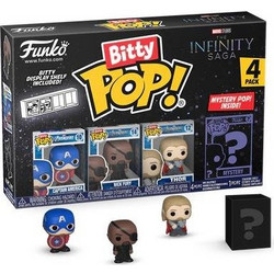 Funko Bitty Pop! Marvel The Infinity Saga 4-Pack Captain America