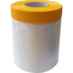 Ρολό κάλυψης με ταινία μασκαρίσματος 550mm x 25m διάφανο