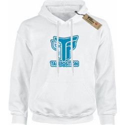 Takeposition Logo TP Παιδικό Φούτερ με Κουκούλα Λευκό 811-0033-19-01