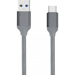 Technovo TN-D013 Καλώδιο USB Type-C 3m Ασημί