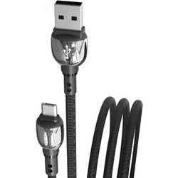 Καλώδιο Φόρτισης Braided USB 2.0 to Micro USB MOXOM MX-CB44 4m Μαύρο