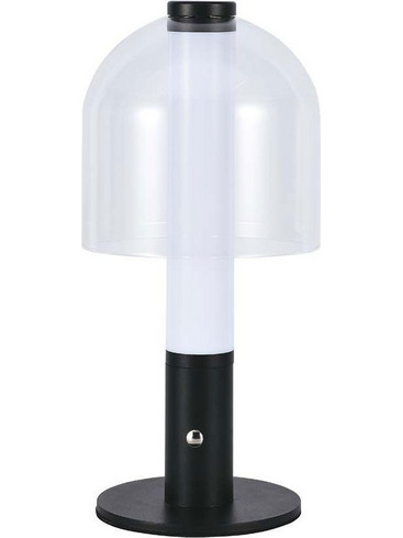 V-Tac 100LM Πορτατίφ Αφής LED με Μπαταρία Διαφανές Μαύρο 7988