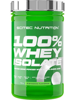 Scitec Nutrition 100% Whey Isolate Pistachio Πρωτεΐνη Ορού Γάλακτος Γράμμωσης Χωρίς Γλουτένη 700gr