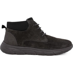 Geox Ανδρικά Μποτάκια Suede Καφέ U36E1B022EKC6372