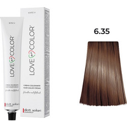 Dott. Solari Love Me+ Color 6.35 Ξανθό Σκούρο Χρυσό Καφέ Μόνιμη Βαφή Μαλλιών 100ml