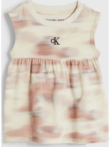 Calvin Klein Φόρεμα Tie Dye Ss Dress IN0IN00076-0K4 Ροζ Κορίτσι