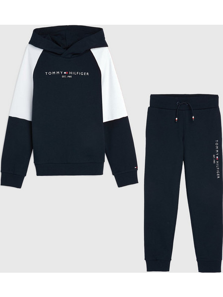 Tommy Hilfiger Παιδικό Σετ Φόρμας Μπλε KB0KB07649-DW5