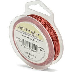 Artistic Wire AW2414 Σύρμα Κόκκινο 0.51mm Copper wire Red 18.28m