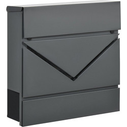 Μεταλλικό Γραμματοκιβώτιο 37 x 10.5 x 37 cm HOMCOM B80-011V00CG
