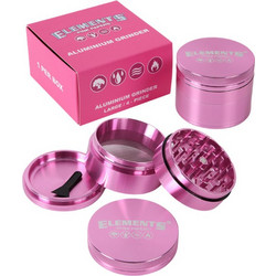 Elements Grinder Τρίφτης Pink 63mm Aluminium - 4 Parts