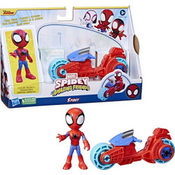 Hasbro Marvel Spidey & His Amazing Friends Motorcycle Σετ Φιγούρες Δράσης για 3+ Ετών