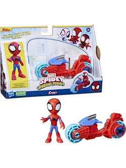 Hasbro Marvel Spidey & His Amazing Friends Motorcycle Σετ Φιγούρες Δράσης για 3+ Ετών