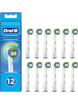 Oral-B Precision Clean Ανταλλακτικές Κεφαλές Ηλεκτρικής Οδοντόβουρτσας 12τμχ