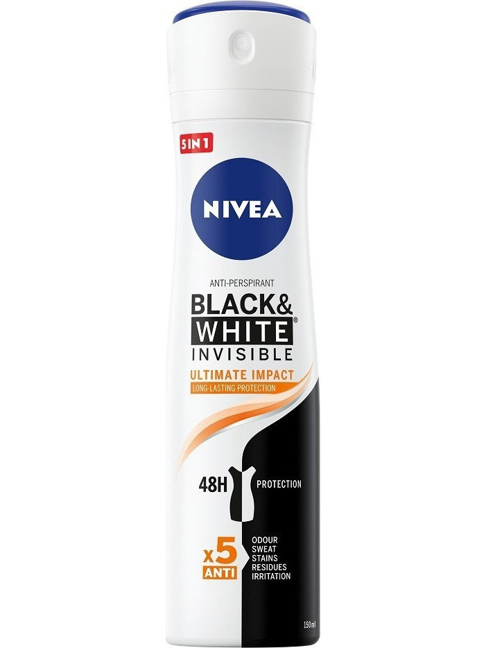 Nivea Wo Invisible For Black & White Ultimate Impact Γυναικείο Αποσμητικό Spray 48h 150ml