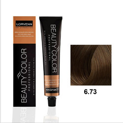 Lorvenn Beauty Color 6.73 Ξανθό Σκούρο Tobacco Μόνιμη Βαφή Μαλλιών 70ml