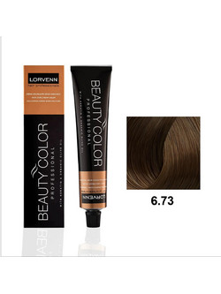Lorvenn Beauty Color 6.73 Ξανθό Σκούρο Tobacco Μόνιμη Βαφή Μαλλιών 70ml