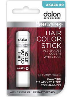 Dalon Color Hair Stick 9 Ακαζού Κραγιόν Μαλλιών 4.5gr