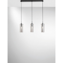 LUCE Magic Κρεμαστό Φωτιστικό Οροφής Τρίφωτο E27 Μαύρο 8031414889327
