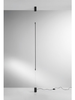 Φωτιστικό Σαλονιού Δαπέδου Gravity LED 15W CCT 1728Lm Μέταλλο Μαύρο