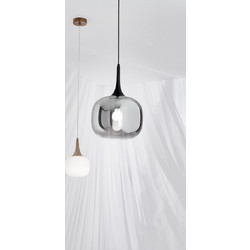LUCE Jaipur Κρεμαστό Φωτιστικό Οροφής Μονόφωτο E27 Γκρι 8031414890125
