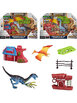 ToyMarkt Dinosaur World Δεινόσαυροι & Σπιτάκια 913386