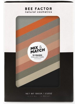 Bee Factor Mix & Match Collection Κρεμώδης Μάσκα Προσώπου για Ακμή & Αντιγήρανση με Άργιλο 10τμχ