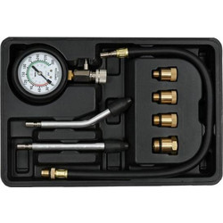 COMPRESSION PRESSURE GAUGE FOR GASOLINE ENGINES 8 PCS. YATO YT-73022