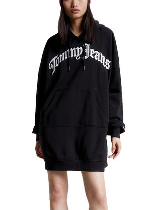 Tommy Jeans Mini Καθημερινό Φόρεμα Μαύρο DW0DW16466-BDS