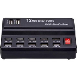 Spotlight 6647 Βάση Φόρτισης με 12 Θύρες USB-A 60W Black