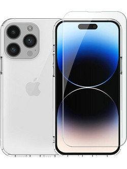 Redshield iPhone 15 Pro Max TPU Case & Tempered Glass Σετ - Θήκη Κινητου & Προστατευτικό Οθόνης