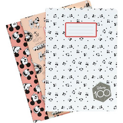 Σετ 3 Τετραδίων Α5/15X21 DISNEY 100η Επέτειος Mickey Mouse