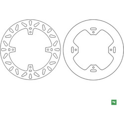 ΔΙΣΚΟΠΛΑΚΕΣ ΠΙΣΩ HONDA CR 125R 00'-07' / CR 250R 02'-08' / CRF 450R 02'-20' / 450X 05'-16' NEWFREN