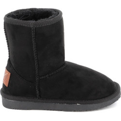 B&W Παιδικά Μποτάκια Μαύρα Suede BJSH542020
