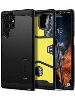 Spigen Tough Armor Back Cover Black (Galaxy S22 Ultra)