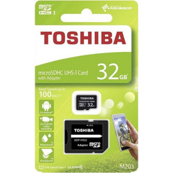Toshiba M203 microSDHC 32GB Class 10 U1 UHS-I + Adapter