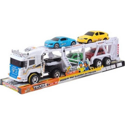 Blue Toys Friction Φορτηγό Μεταφοράς Sport Αυτοκινήτων