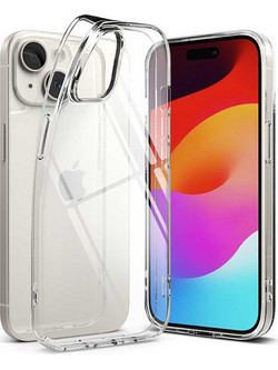 Transparent Silicone Case iPhone 15 Pro Max Διαφανής Θήκη Σιλικόνης