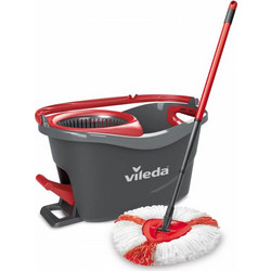 Vileda mop en steel Supermocio 3Action σφουγγαρίστρα Μαλλί Κόκκινο, Λευκός (Άσπρος)