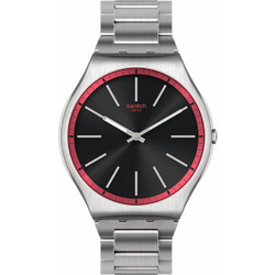 Swatch Ανδρικό Ρολόι με Ασημί Μεταλλικό Μπρασελέ SS07S129G