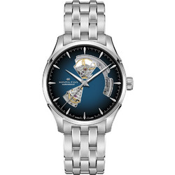 Hamilton Jazzmaster Ανδρικό Ρολόι Αυτόματο με Ασημί Μεταλλικό Μπρασελέ H32675140