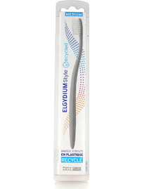 Elgydium Eco Style Recycled Medium Οδοντόβουρτσα Γκρι