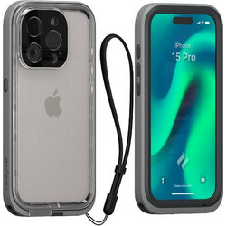 Θήκη Catalyst Αδιάβροχη προστασίας Total Protection για iPhone 15 Pro MAX 6.7 2023 - ΓΚΡΙ ΤΙΤΑΝΙΟ - CATIPHO15GRYLP