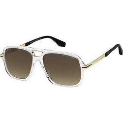 Marc Jacobs 415/S MNG/HA Ανδρικά Γυαλιά Ηλίου Τετράγωνα Κοκάλινα Διαφανή με Καφέ Degradee Φακό